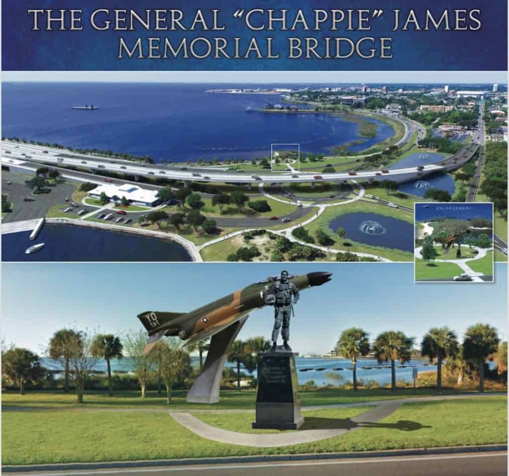 The Gernal "Chappie" James Memorial Bridge in Pensacola FL, to open in June.
